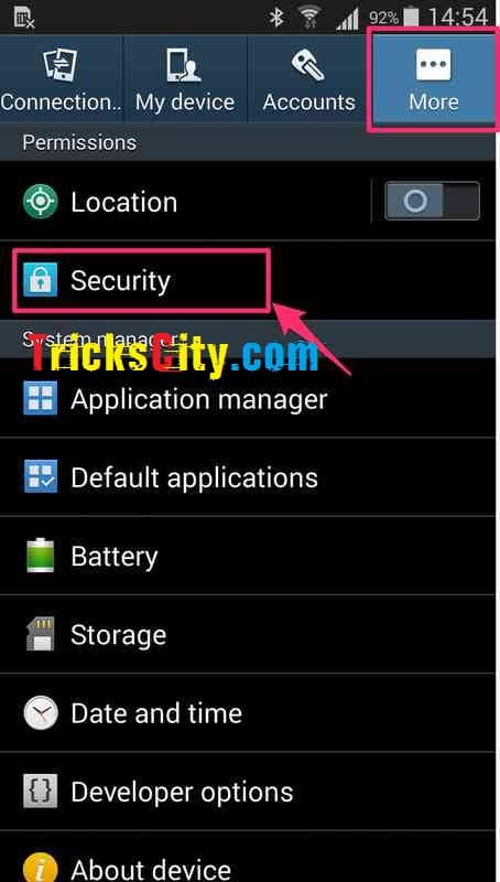 security-option-in-android