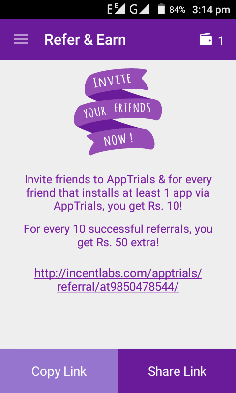 app trials free recharge earning app