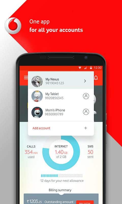 my-vodafone-app-features
